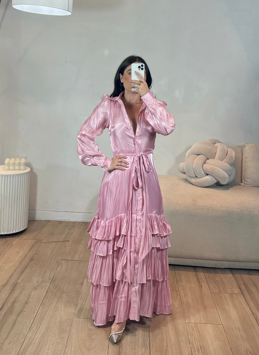 VESTIDO ROSA  CH