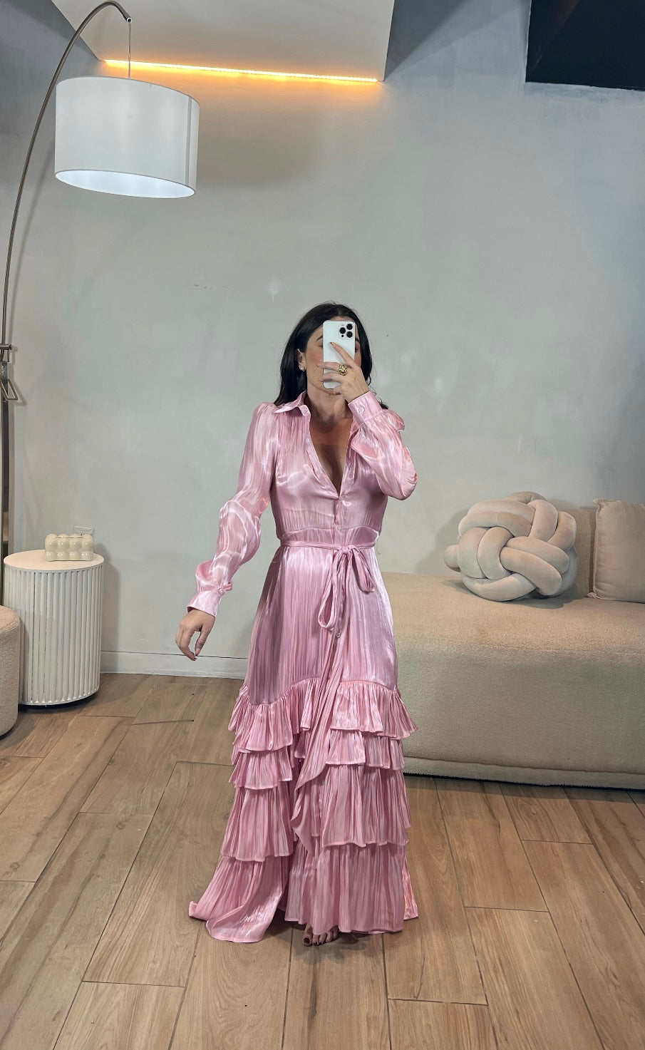 VESTIDO ROSA  CH
